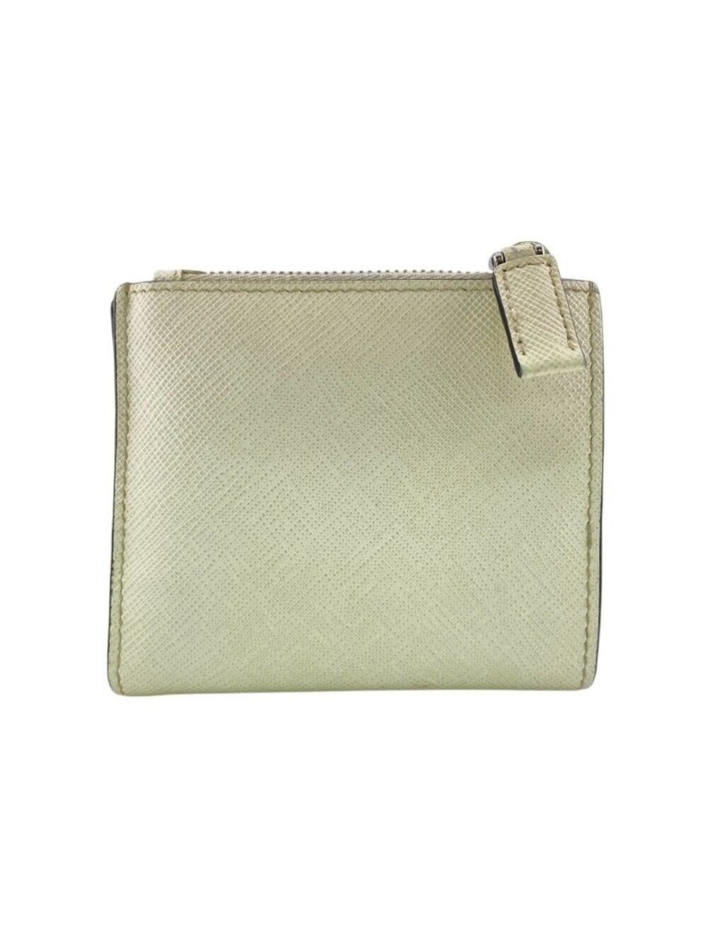 Prada Leather Bifold Wallet White